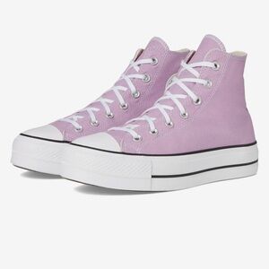 Purple Chuck Taylor All Star High-Top Platform Sneaker